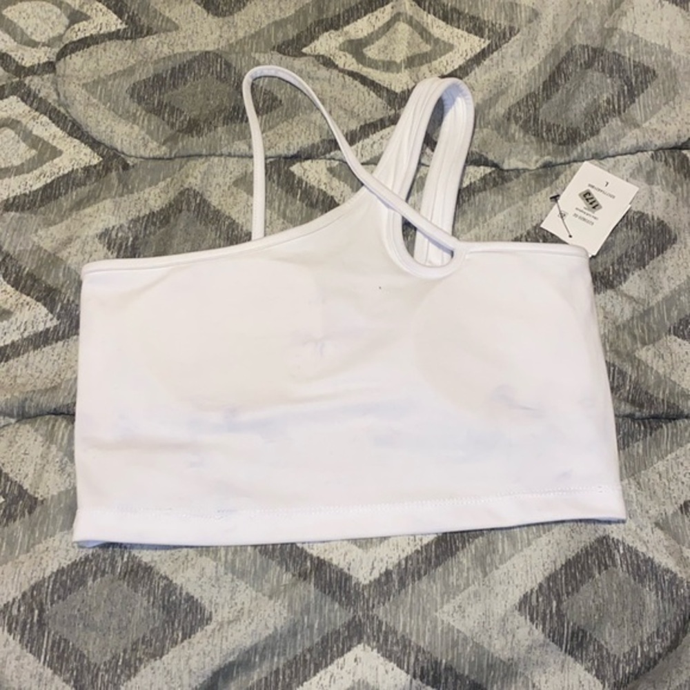 COTTON ON body white sports bra